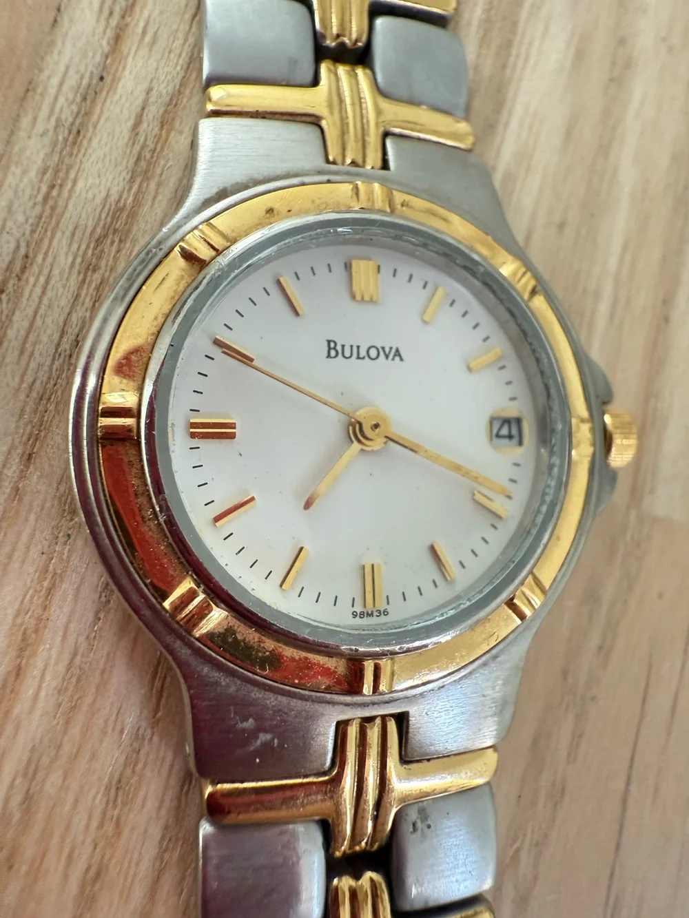 Bulova ladies two tone classics watch NEW BATTERY